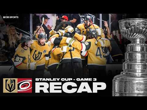 Shea Theodore scores OT winner as Golden Knights take 2-1 series lead over Hurricanes | 2026 Stanley