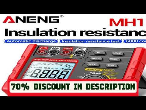 #ANENG MH15 Digital Insulation Megohmmeter 6000 Counts Ohmmeter Capacitor Test Resistance Tester Vo
