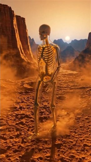 💀 What If a Skeleton Walked on Mars?
