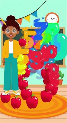 Can you count to 20? 🍎🔢 Let’s learn together! #shorts