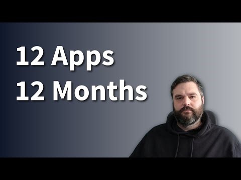 12 Apps in 12 Months - Building SaaSCore.NET™ in Public
