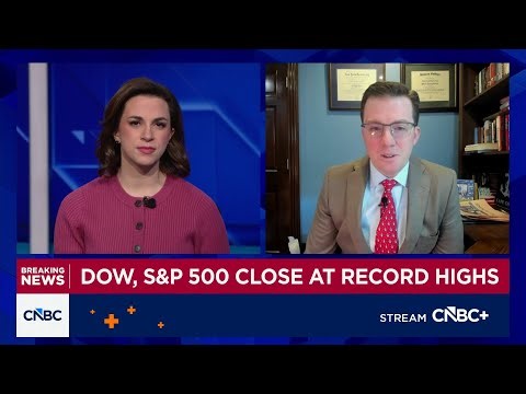 Dow and S&P 500 close at record highs