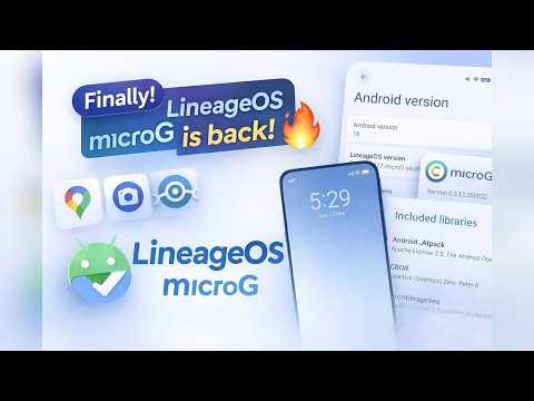 Finally LineageOS microG is BACK 🔥 Android 16 QPR2 + Material Expressive First Look!