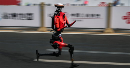 Humanoid Robot Wins Half-Marathon and Smashes Humans’ Record