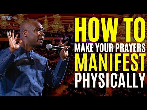IF YOU WANT YOUR PRAYERS IN THE SPIRIT REALM TO MANIFEST PHYSICALLY DO THIS | APOSTLE JOSHUA SELMAN