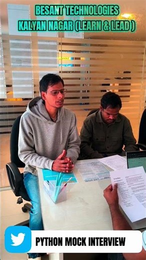 #PYTHON MOCK INTERVIEW