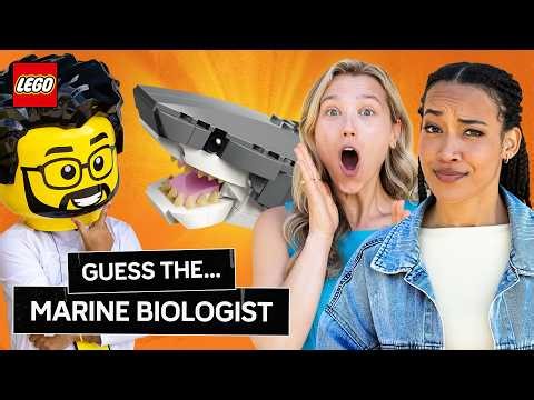 REAL or FAKE?! Guess the Marine Biologist 🐬 ft. @AquriaumInfo | Full Episode | LEGO Brick Click