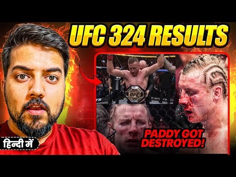 UFC 324 Results: Paddy Pimblett DESTROYED | Justin Gaethje NEW Champ | Topuria Next? 🔥