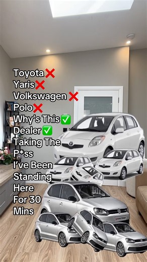 Toyota Yaris x Volkswagen Polo (Car Bounce x8)
