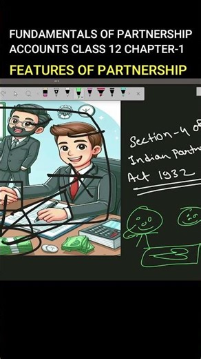 Fundamentals of partnership Accounts class 12 Animated 3 #accountsclass12 #partnership_accounts