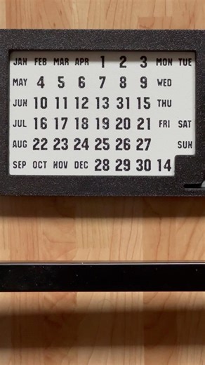 Daily Calendar Puzzle Solution — Thursday the 29th of January