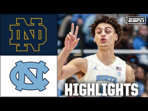 Notre Dame Fighting Irish vs. North Carolina Tar Heels | Full Game Highlights | ESPN CBB