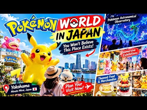 POKÉMON WORLD IN JAPAN 😍✨ You Won’t Believe This Place Exists! 🇯🇵⚡