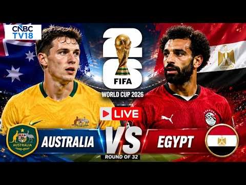 🔴Australia vs Egypt LIVE: FIFA World Cup Round of 32 Match | Mohamed Salah | Connor Metcalfe | N18G