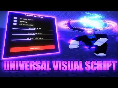 Roblox Universal Visual SCRIPT! World changer + FPS Unlocker
