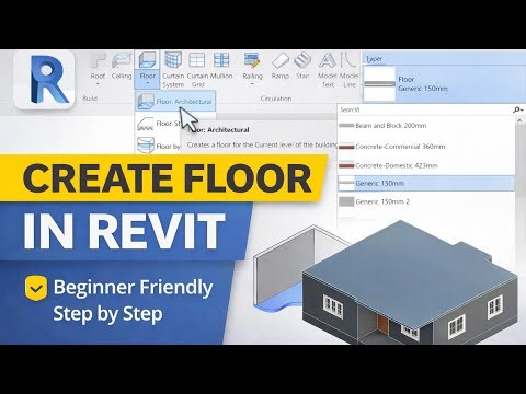 How to Create Floor in Revit | Beginner Tutorial |Step by Step #revittutorial #revitfloor