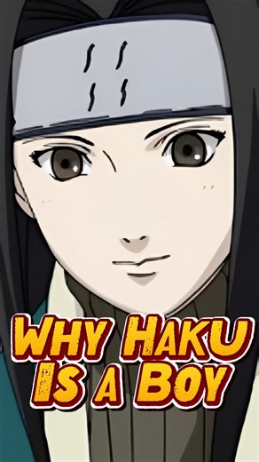 Why Haku Is A Boy #naruto #anime #shorts