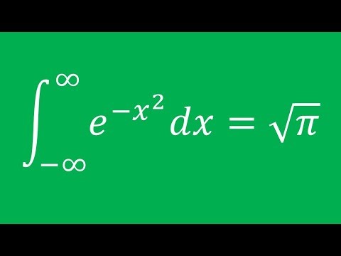 The Gaussian Integral (Proof)