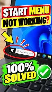 Fix Windows 11 Start Menu in 60 Seconds!