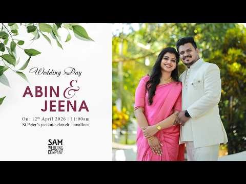 ABIN & JEENA | Wedding Live | Sam Wedding Company