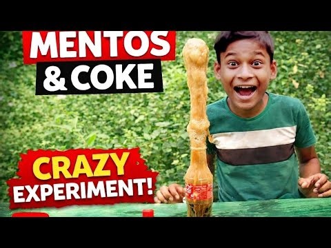 Coca Cola + Mentos 😱 EXPLOSION Experiment | You Won’t Believe This!#experiment #scienc#short.