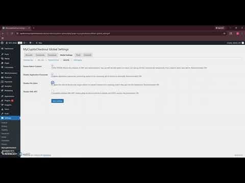 MyCryptoCheckout Security Settings: How to Harden Your WordPress Store