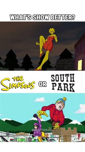 THE SIMPSONS VS SOUTH PARK #simpsons #southpark #invincible #fypage #rek #fyp #bart #animation #рек