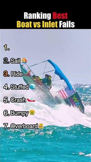 Ranking Best Boat vs Inlet Fails