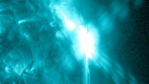 Sun erupts with multiple X-class solar flares captured in a 4K spacecraft time-lapse