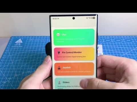 ESP32 - Wireless Serial Monitor over Bluetooth (DIYables Bluetooth App)