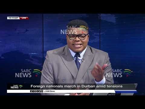 Two people allegedly shot as foreign nationals march in Durban