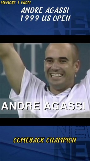 US OPEN COMING SOON｜MEMORY 1: Andre Agassi 1999 Agassi fought back from the brink to win his 2nd US Open title. 1999 was his legendary year: career Grand Slam complete, and ended the season as world No.1. Decades later, he’s still one of the most beloved icons in tennis. Who grew up watching Agassi play? Drop a comment 👇 #Tennis #USOpen2026 #USOpen #AndreAgassi #tennislegend