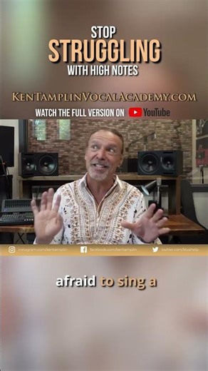Stop Struggling With High Notes - Ken Tamplin Vocal Academy