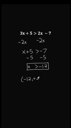 ⚠️ DON'T FREAK OUT⚠️ Solving Inequalities (Part 2) 📌 #maths #fyp #stem #learning #fypシ #trending