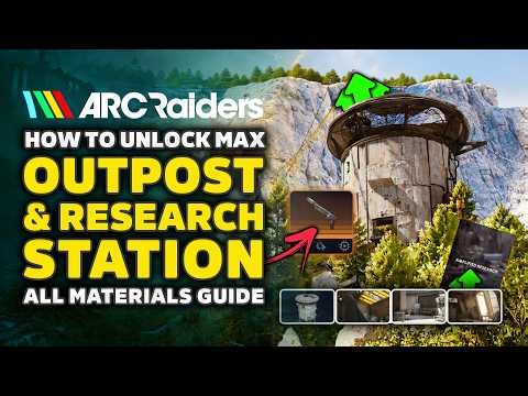ARC Raiders Outpost & Research Station Guide - ALL Upgrades & Material Locations