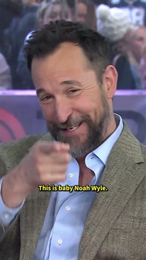 Noah Wyle reacting to his first time on the TODAY Show in 1994