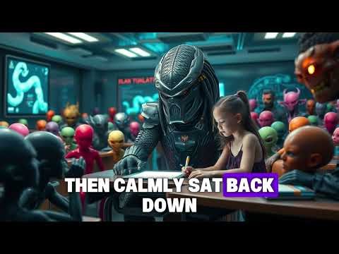 The Alien Classroom Froze in Terror When a Deathworld Apex Predator Sat Beside a Human Child
