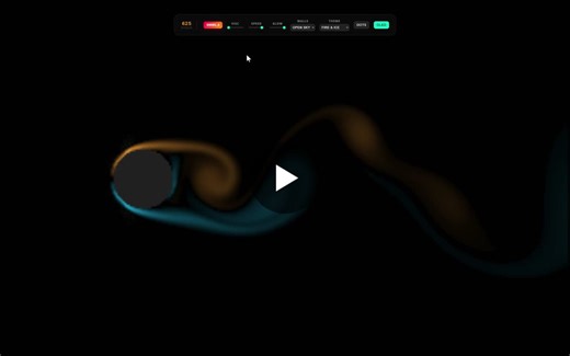 #cfd #lbm #simulation #engineering #tech #sideproject #fluiddynamics #aerospaceengineering #physics #aerodynamics #latticeboltzmann #fluidsimulation #flowvisualization | Ayboran Tunca Kebabcı