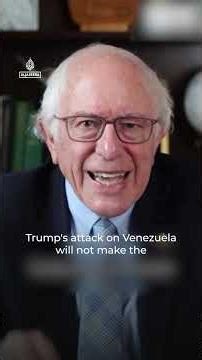 Bernie Sanders condemns Trump’s attack on Venezuela | AJ #shorts