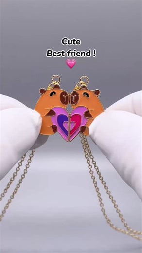 Link in Bio!😘 Cute Necklace Gift for BFFs/Best Friends, Friendship. #short #bff #gift #bestfriend