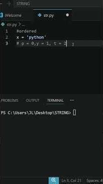 Why Strings are Ordered in Python? | Easy Explanation | python tutorial
