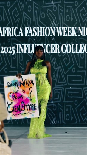 Honoring Genotype Awareness at Africa Fashion Week Nigeria