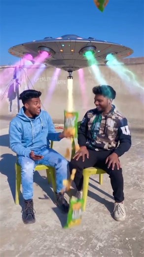 Can you believe what this UFO did? 🛸🍿 #Entertainment #SnackAttack