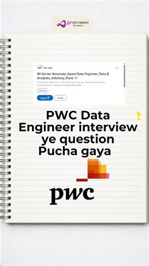 PWC DATA ENGINEER INTERVIEW QUESTION
