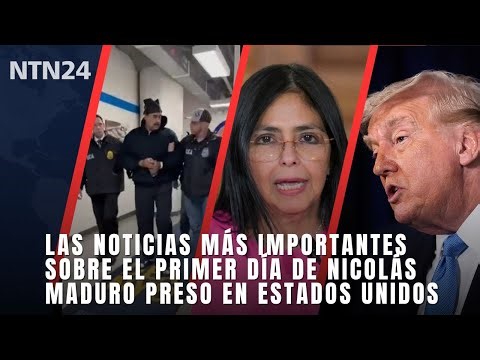 Las noticias más importantes sobre el primer día de Nicolás Maduro en una prisión de Estados Unidos