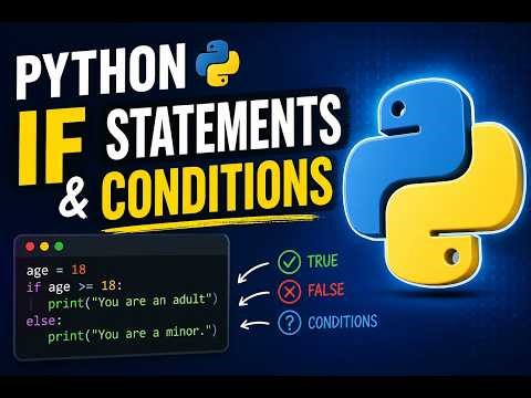 How to Start Learning Python - EP.2 - If Statements & Conditions