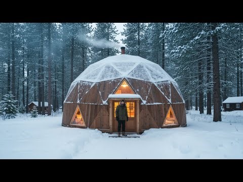 Everyone Thought His Geodesic Dome Was Crazy — Until It Held 55° More Heat.