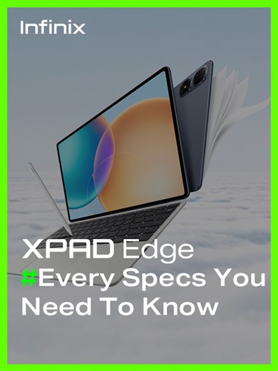 Check out the full Infinix XPAD Edge specs breakdown and see why it’s the tablet everyone’s talking about🤩 Don’t wait, grab yours today at TikTok Shop Infinix Malaysia! #Infinix #InfinixMalaysia #XPADEdge #EpicView #AvailableNow