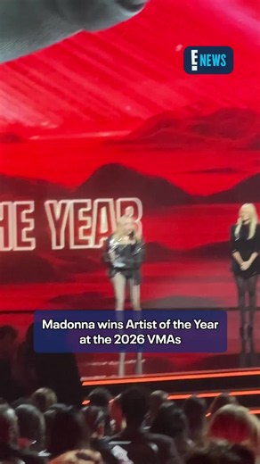 Madonna wins Artist of the Year at the 2026 VMAs