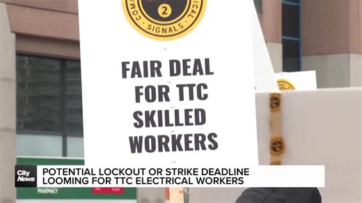 Potential lockout or strike deadline looming for TTC electrical workers